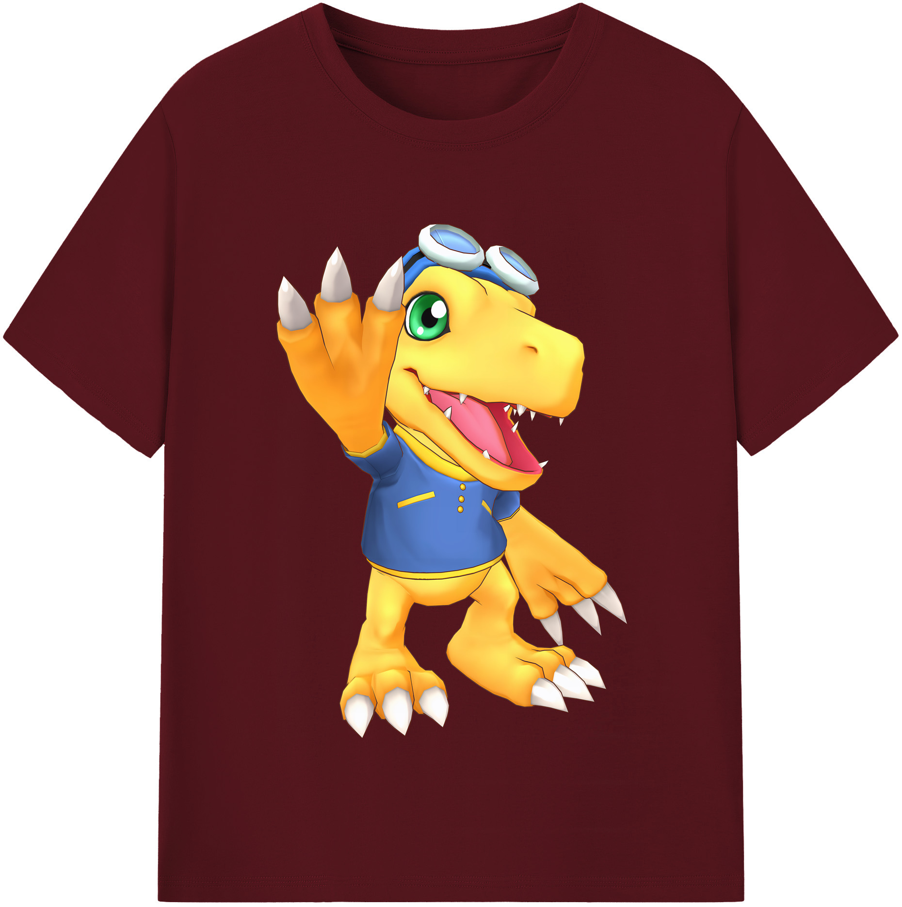 （画像用） Digimon デジタルモンスター/デジモン 綿100％半袖Tシャツ（フロントプリント）